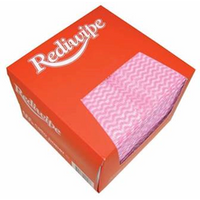 Cello Rediwipe Multipurpose Wipes, 30 x 33cm, Red, 100 Pieces/Pack Pack