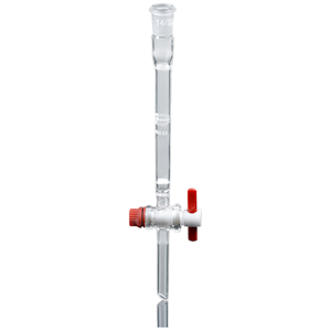 Glassco Column Chromatography, Sintered with Stopcock, Socket Joint 29/32, 30mm, 400mm Effective Length, Each Each