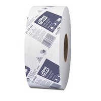 Tork Soft Jumbo Toilet Tissue Roll, 2-Ply, 95mm x 320 Metres, White, 6 Rolls/Pack Pack
