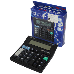 CALCULATOR CITIZEN CT-500 D/TOP 12 DIG. D/POWER Each