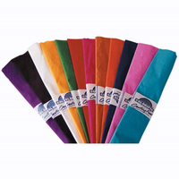 CREPE PAPER ORANGE 500MMX 2.4M EA Each
