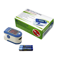 Damaged, Livingstone Finger Pulse Oximeter, Adult and Youth, 2 AAA Batteries Excluded