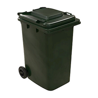 Handy Wheelie Bin, 240L, 580 x 1020 x 740 mm, 12.4kg, HDPE, Green, Each Each