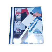 MANAGEMENT FILE A4 BLUE W/CLR FRONT EACH Each