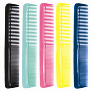 Livingstone Hair Comb for Women, Recyclable Polypropylene, 20cm, Assorted Colours, 12 Combs/Display Pack Pack
