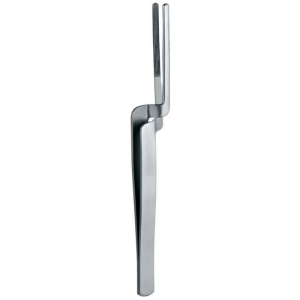 Lite-Touch Miller Articulating Paper Forceps, 15mm, Straight, Stainless Steel, Each Each