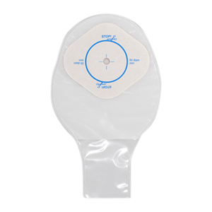 Convatec One Piece Drainable Pouch with Cut-To-Fit Stomahesive Skin Barrier, 8-50 mm, Transparent, 15 Pieces/Box Box