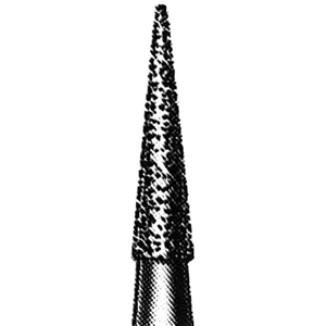 Ad 742 Diamond Burs, Needle Point, ISO 164524 #09, Friction Grip, Medium, Each Each