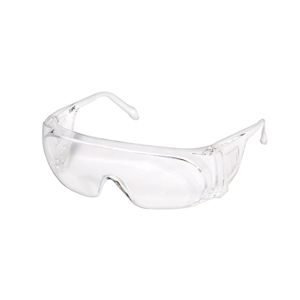 Protective Safety Glass, Polycarbonate, Clear, Each Each