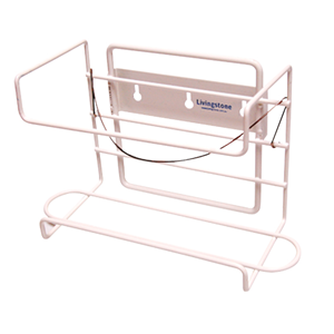 Livingstone Metal Holder for DETWIP200 and ADWIPRF80C, Wall Mountable, White, Each Each