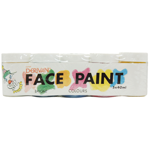 Face Paint, Standard Colours, 5/Pack Pack