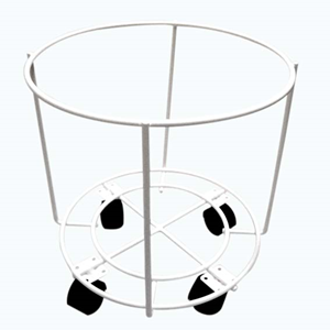 Wheel-Away Trolley for Needles Sharps Waste Collector, Size 10 to 20 Litres. Each