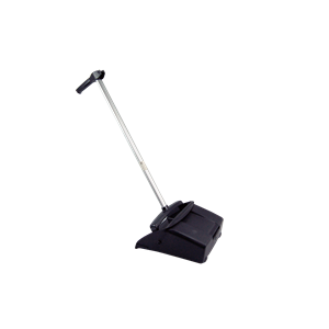 Livingstone Lobby Dust Pan with Lid, Upright, Polypropylene, Black, Each Each