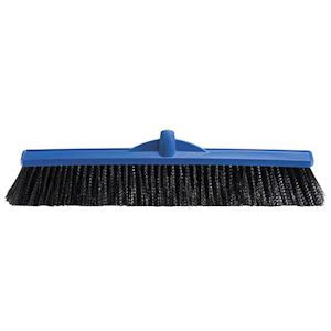 Oates Industrial Broom Head, 600mm, Polyfill, Blue, Each Each