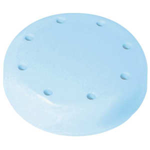 Recyclable Plastic Magnetic Bur Block Blue 8 Hole Each