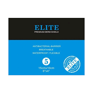 Elite Premium Derm Shield Sheets, 15cm X 10cm, 5 Sheets/Box Box
