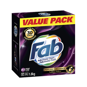 Fab Laundry Powder Sublime Velvet, 1.8kg, Each Box