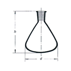 Mowbray Single Neck Pear Flask