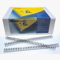 WIRE BINDING COILS 11MM BLACK GBC BOX/100 Box