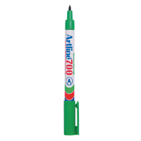 Artline 700 Permanent Marker, Bullet Point, 0.7mm, Green, Each Loose