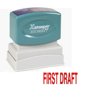 XSTAMPER 1551 FIRST DRAFT RED EACH Each