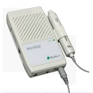 Hadeco Minidop Hand Held Fetal Doppler ES-100VX, 2 Megahertz Probe, Each Each