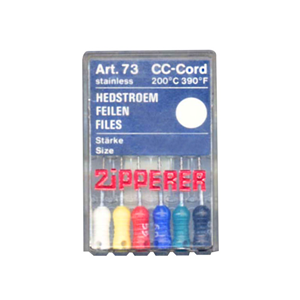 H-Files, 21mm, Art 73, No. 15-40, Assorted, Stainless Steel, Colour-Coded, 6/Pack