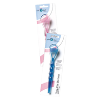 H&W Tong-Clin De Luxe Tongue Cleaner Pink Ea Each