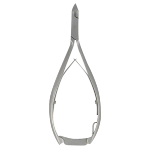 Acrylic Cuticle Snippers, 5mm Jaw, Plier-type, with Locking Clip Each