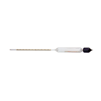 Density Hydrometer, Specific Gravity 1.0 to 10, Glass, Each Each