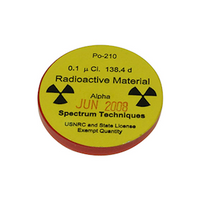 IEC Radioactive Source, Alpha Polonium 210, Each Each