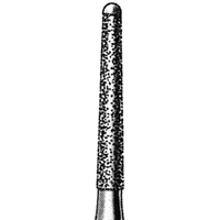 Intensiv 19L Diamond Burs, Domed Taper Fissure, ISO 220524 #17, Friction Grip, Medium, Each Each