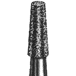 Intensiv 205GS Diamond Burs, Taper Fissure, ISO 245514 #14, Friction Grip, Fine, Each Each