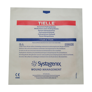 Tielle Hydropolymer Dressing, 11 x 11cm, 10/Box Box