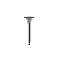 Kenda Ceramic/ Porcelain Pre-Polishing, No. 6114, 12 x 2.5mm, Mounted Disc, Handpiece, Grey, 12/Pack Pack