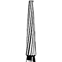 Jet 7204 Tungsten Carbide Burs, Taper Finishing, X-Long, Friction Grip, 014, Each Each