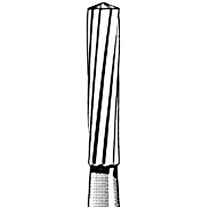 Jet 7572 Tungsten Carbide Burs, Trim Straight Finishing, Friction Grip, 010, Each Each
