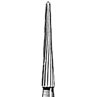 Jet Tungsten Carbide Bur, Long Taper Trim T3, Fg 016, 5/Pack Pack