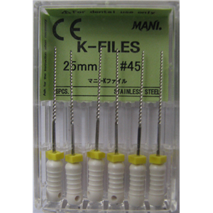 Wurzelkanal K-Files 2.5cm