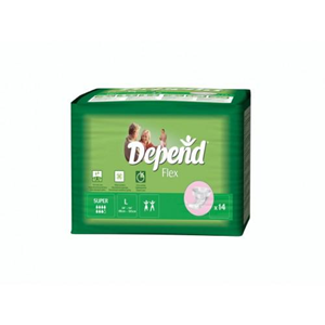 Depend Flex Pads Super