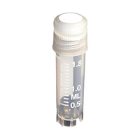 Labtek Cryogenic Tubes, 2mL, 0.2mL Grad, 12.5 x 49mm, Ext Thread with Silicone Washer Seal, Self-Standing, Aseptic, Non Sterile, 100 Pieces/Pack Pack