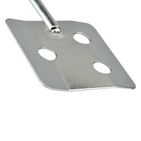 Paddle, Flat Blade, S/S, 68DX400Lmm (Overhead Stirrer) Each