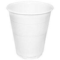 Livingstone Recyclable Plastic Drinking Cups, 200ml, Tall, Clear, 50/Pack Pack
