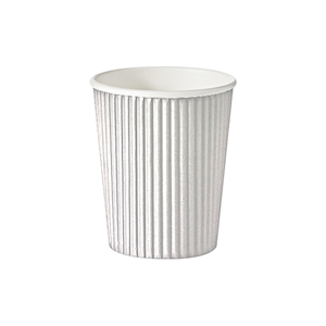 Livingstone Corrugated Paper Cup, 177ml or 6oz, Hot & Cold, Biodegradable, Double Wall, 25 Pieces/Pack, 20 Packs/Carton, 500/Carton Carton
