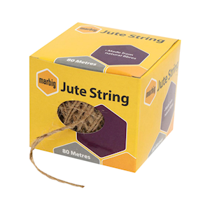 Marbig Jute String, 80 Metres, Brown, 1 Roll/Box Each