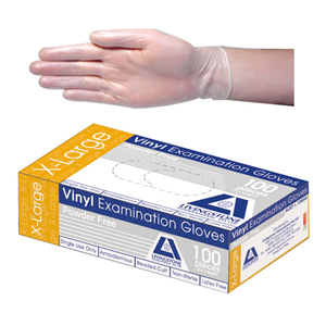 Out of Date, BIG DISCOUNT Liv Vinyl Exam Gloves, Powder Free HACCP, Recycl 7.0g XLarge Clear, 100/Box As NEW Condition Whilst Stock Last