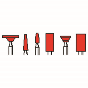 Mounted Points Red # R39, 72/Box Box