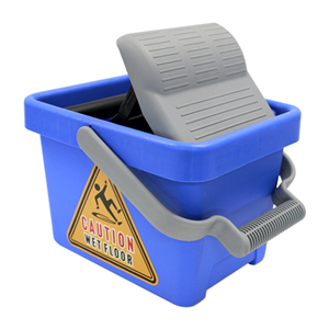 Livingstone Multi-Purpose Squeeze Mop Bucket, 9 Litres, Blue, Each Each