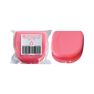 Livingstone Mouth Guard Box, 87 x 81 x 28cm Large, Pink, Durable Recyclable Plastic, 10/Pack Pack