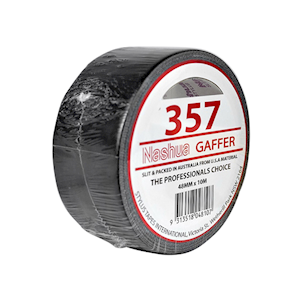 Nashua Gaffer Tape 3145, 48mm x 10m, Black, Each Each